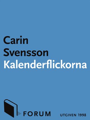 cover image of Kalenderflickorna